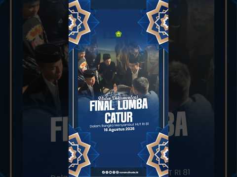 Final lomba catur dalam rangka memperingati HUT RI ke-81 (2026)
