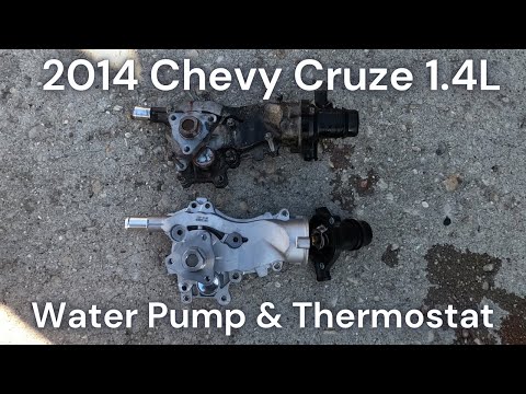 2011-2015 Chevy Cruze 1.4L Turbo, Water Pump & Thermostat Replacement
