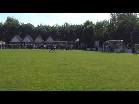 Penalty Paul vd Dries Finale nacompetitie vv Luctor 88 FC Bergen