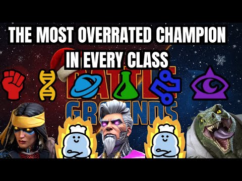 THE MOST OVERRATED CHAMPION FROM EVERY CLASS! Marvel Contest Of Champions