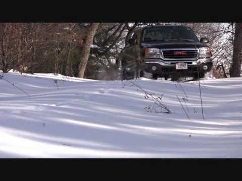 295 70 17 33 Nitto Trail Grappler MT Tire Test Off Road Snow .wmv