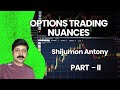 Option Trading Nuances - Part II | Shijumon Antony