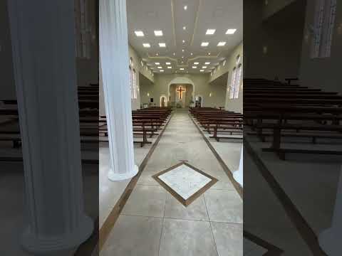 Parte interna da igreja na comunidade de Sapiranga em Meleiro/SC #igrejas #igrejaspelobrasil