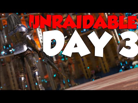 How We Became Unraidable Day 3 In our Busted Cave On ARK...