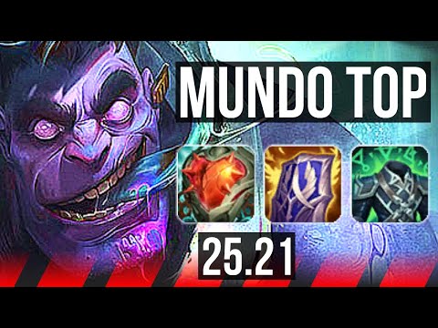 DR. MUNDO vs RENEKTON (TOP) | 8/0/9, Legendary, 500+ games | KR Master | 25.21