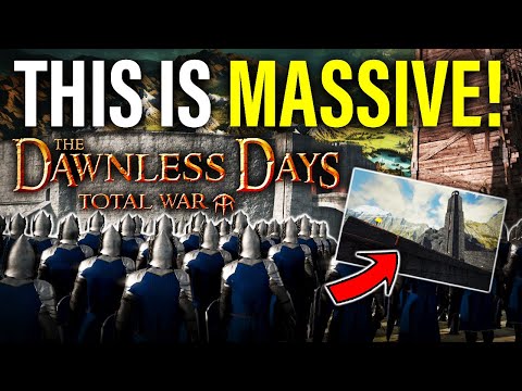 TOTAL WAR'S BIGGEST SIEGE MAP IS HERE! - Dawnless Days Helm's Deep Update