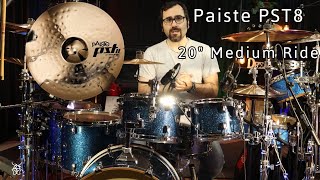 Video thumbnail for Paiste PST8 20 Medium Ride Review by Daniel Charavitsidis