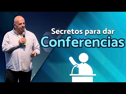 Como dar una buena conferencia. Aquí unos tips.