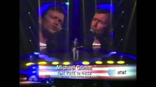 Michael Grimm - America's Got Talent wk3 "Tired of Being Alone"