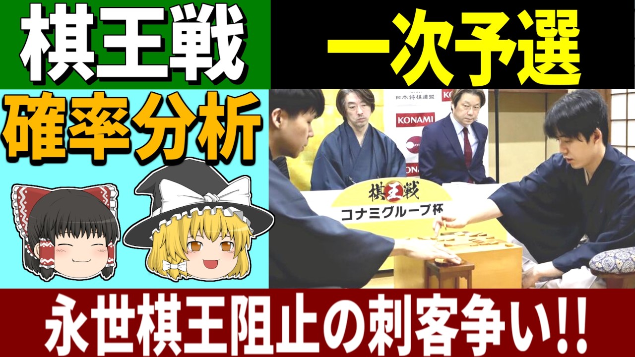 【棋王戦】一次予選「永世棋王阻止に立ち向かう刺客争い」  2026/03/30