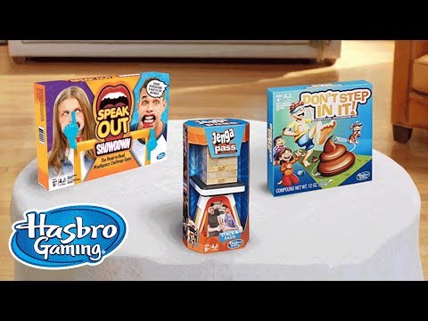 Don’t Step In It, Jenga Pass Challenge, Speakout Showdown - Hasbro Gaming House Party India