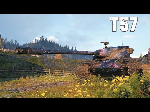 World of Tanks T57 Heavy Tank - Clash In The Legendary Canyon.