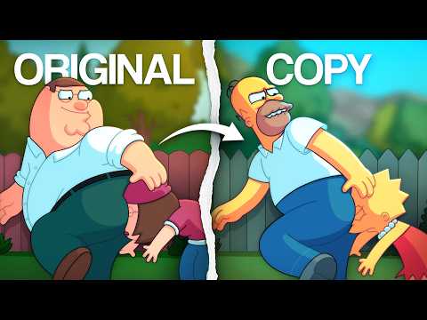 EVERY Thing The Simpsons Copied From Family Guy