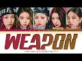 ITZY (있지) - 'Weapon (With Newnion & FLOOR) (Prod. by Czaer)' (Color Coded Eng/Rom/Han/가사)