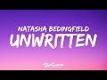Natasha Bedingfield - Unwritten (Lyrics)