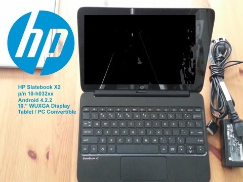 HP Slatebook x2 Android 4.2.2 Tablet / laptop review