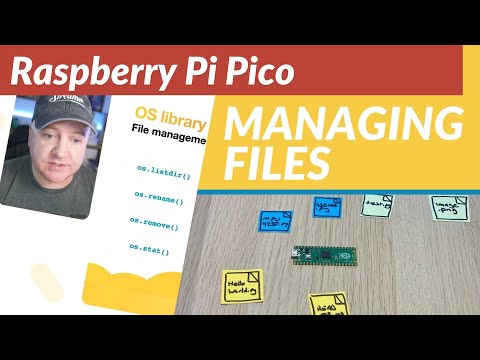 YouTube Thumbnail for Managing files on the Pico with MicroPython