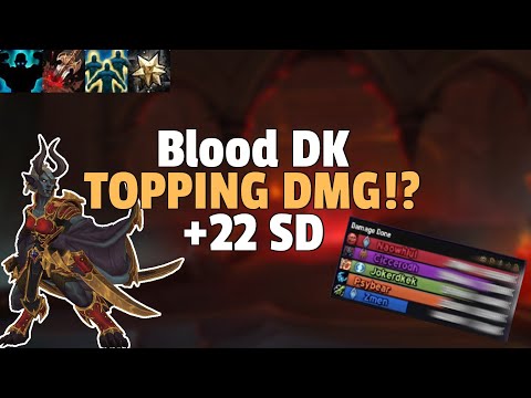 WORLD FIRST RAIDER TOPPING DPS AS BLOOD DK!? +22 Sanguine Depths