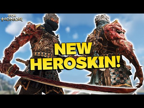 *NEW* Orochi Hero Skin! Yoshiro the Damned | For Honor