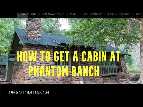 How to get a cabin at Phantom Ranch Grand Canyon National Park #grandcanyon #phantomranch