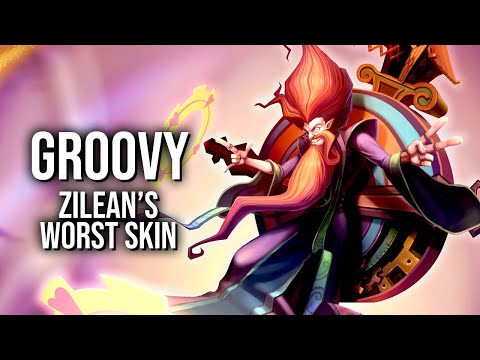 Groovy Zilean is a crime against taste || skin quick review #shorts