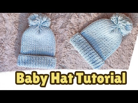 How to knit BABY HAT   || Knitting BABY HAT|| Size 6-9 months || Beginner friendly