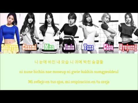 AOA - Come To Me (들어와) [Sub. Español + Hangul + Rom] Color & Picture Coded