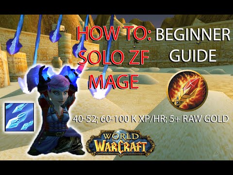 Classic WoW - HOW TO: Solo ZF GY Mage 40+ | Anniversary Realms | Beginner Friendly
