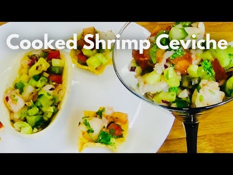 Cooked Shrimp Ceviche Recipe Ep. 18