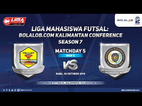 STT Minyak&Gas Bumi Vs Univ.Muhammadiyah Kaltim - Mens Lima Futsal WJC Season 7