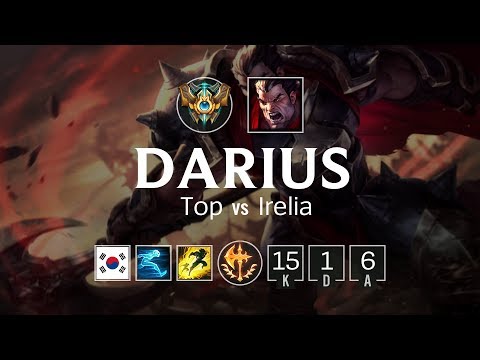 Darius Top vs Irelia - KR Challenger Patch 8.13