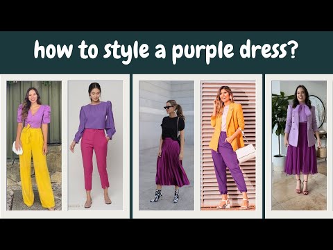Purple color combination dress#purple @dressingideas7523 #fashionhacks #howtochoose #youtubevideo