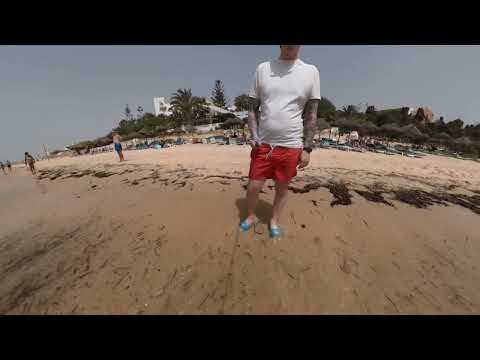 A walk to the beach from Hotel Aziza, Tunisia