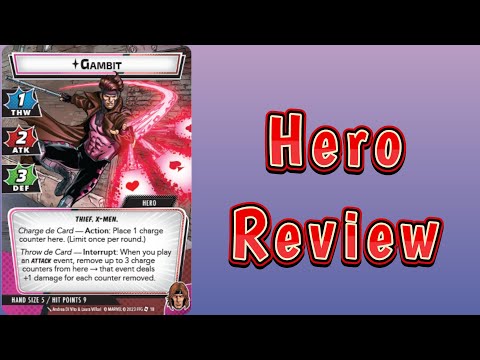 Marvel Champions Gambit Hero Review