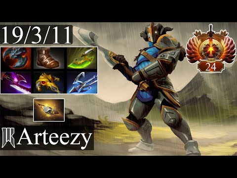 SR.Arteezy - Sven | Carry Gameplay Dota 2 Patch 7.34b