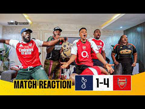 Tottenham Hotspur 1-4 Arsenal | Full Fan Reactions | Eze Muani Gyökeres 