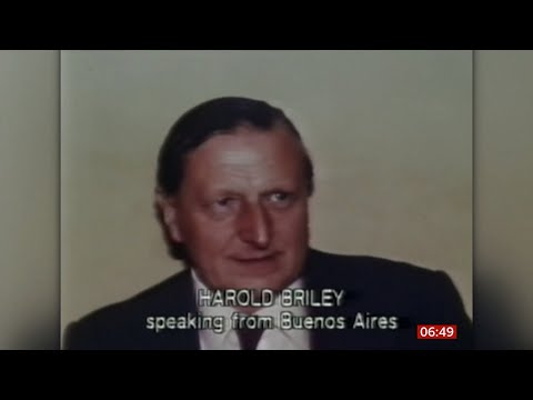 Falkland Islanders honour veteran BBC Journalist Harold Briley 40+ years on from the war
