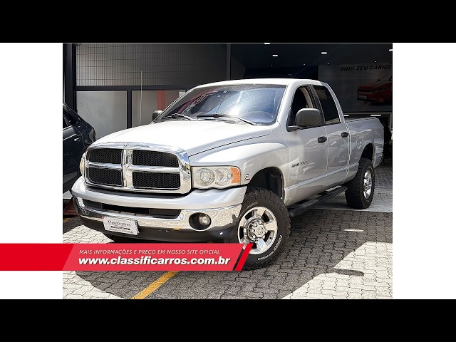 Vídeo DODGE RAM 5.9 2500 4X4 CD I6 TURBO INTERCOOLER DIESEL 4P AUTOMÁTICO