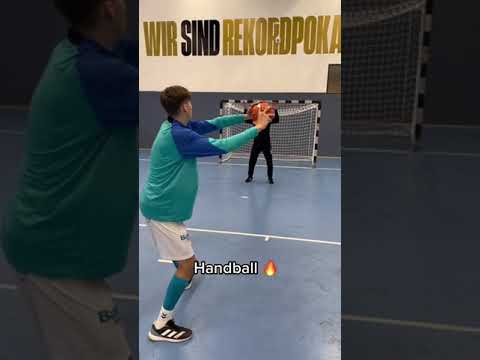 Handball looks too fun 🔥 (via @benszilagyi14) #shorts