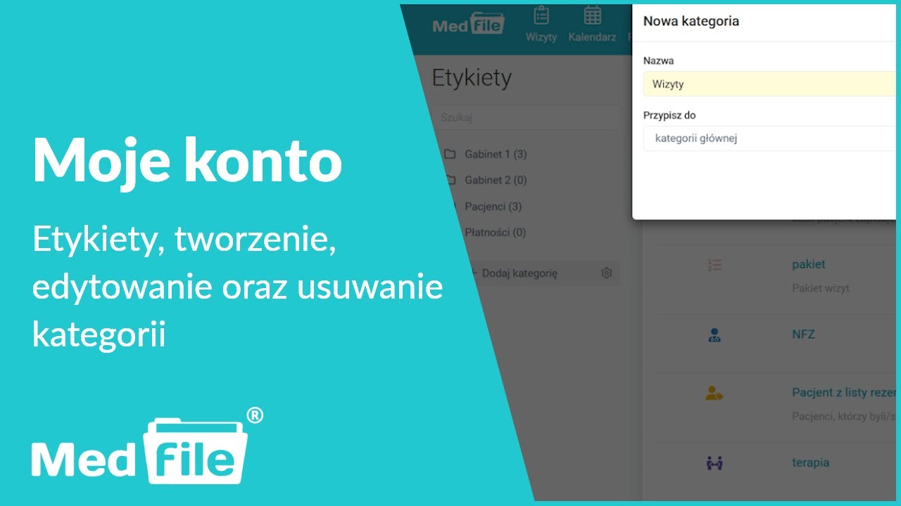 Etykiety — tworzenie, edytowanie oraz usuwanie kategorii