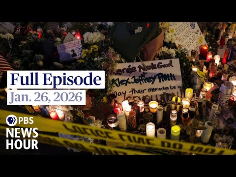 PBS News Hour full episode, Jan. 26, 2026