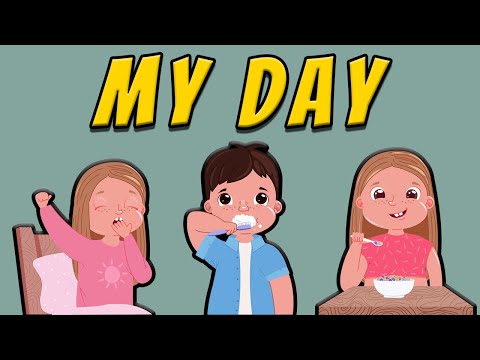 4.Sınıf İngilizce 5.Ünite Konu Anlatımı Ve Kelimeleri | My Day | İngilizce Öğreniyorum