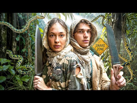 Surviving ALONE on SNAKE ISLAND | No Food, Water or Shelter