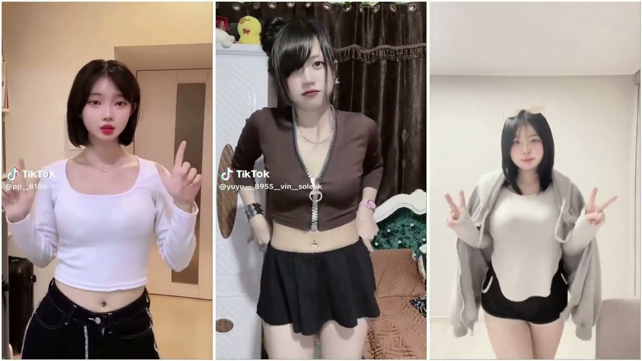 【3人同時再生】Tiktok Trending dance  腰ヒット #2024  #1