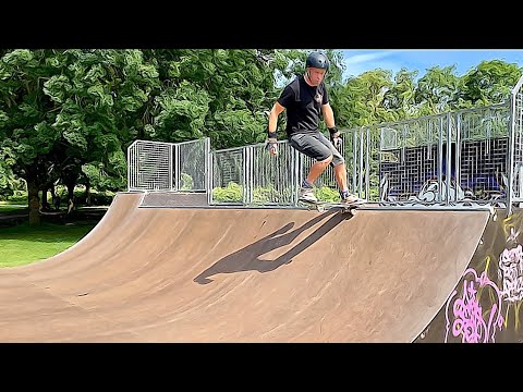Working On Basic Mini Ramp Techniques (With Greg Nowik @boomskateschool)