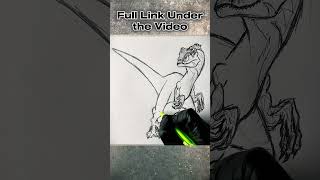How to Draw a Velociraptor Step by Step / Dinosaur Drawing / Easy Drawing Tutorials / Shorts