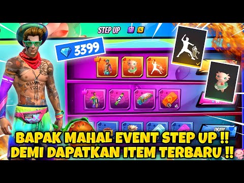EVENT STEP UP !! AUTO BORONG SEMUA ITEM UTAMA , BAGI CODE REDEEM | FFMY❤️