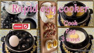 Rapid egg cooker | Egg cooker | How to use dash egg cooker #dasheggcooker #rapideggcooker