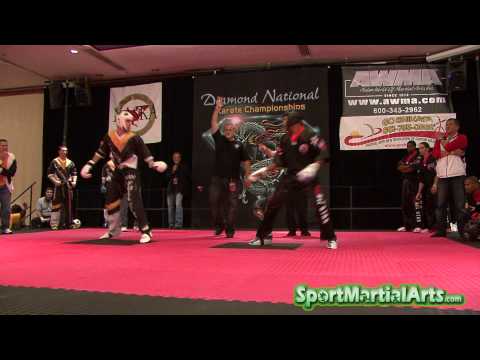 Jason Grenier vs. Raymond Daniels - Team Sparring Finals - 2011 Diamond Nationals