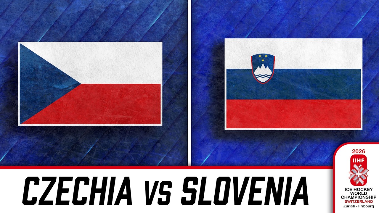 Watch Czechia vs Slovenia at the 2026 IIHF World Championship 🇨🇿🇸🇮🏒